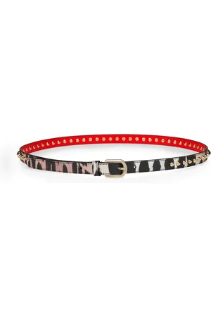 Christian Louboutin Cabata Leopard Print Belt