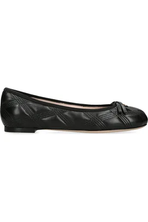 VALENTINO GARAVANI Leather Quiltie 67 Ballet Flats