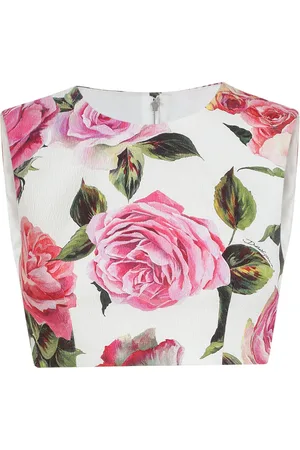 Dolce & Gabbana Floral Crop Top