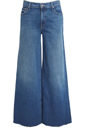 Mother The Swisher Sneak Fray Flare Jeans