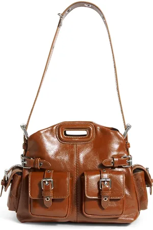 Maje Leather Miss M Pocket Shoulder Bag