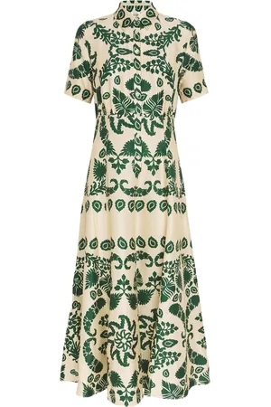 Sandro Floral Print Midi Dress