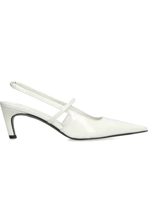 Totême Patent Leather The Sharp Slingback Pumps 55