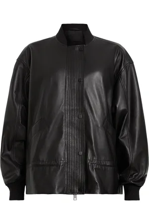 AllSaints Leather Sofi Jacket