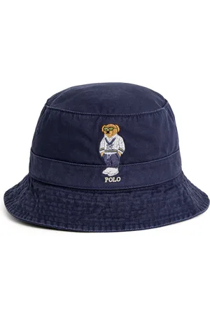 Ralph Lauren Cotton Polo Bear Bucket Hat