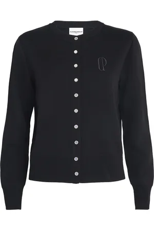 Claudie Pierlot Wool-Blend Embroidered Cardigan