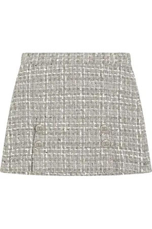 Dolce & Gabbana Lamé Bouclé Skirt