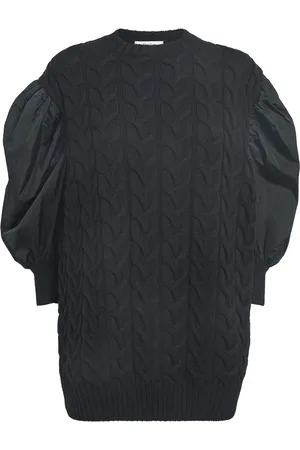 Max Mara Wool Balloon-Sleeve Mini Dress