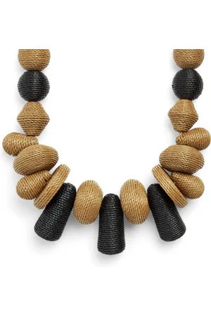 Max Mara Straw Necklace