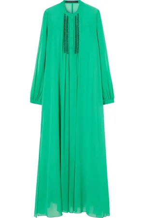 Persona by Marina Rinaldi Georgette Pleated Elegante Maxi Dress