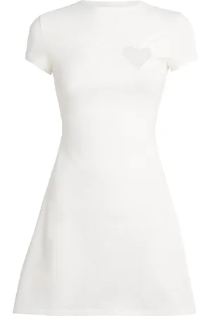 SKIMS Stretch-Cotton Heart Mini Dress