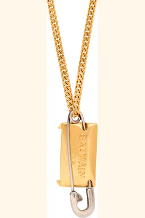 Balmain Safety Pin Necklace