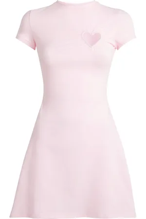 SKIMS Stretch-Cotton Heart Mini Dress