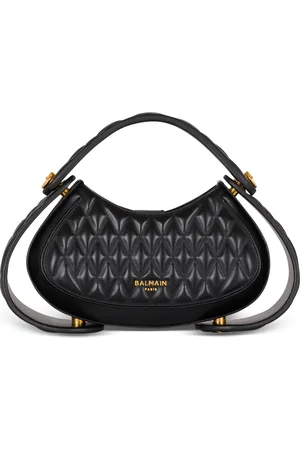 Balmain Medium Leather Jolie Madame Top-Handle Bag
