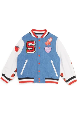 Stella McCartney Denim Varsity Jacket