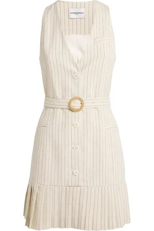 Claudie Pierlot Waistcoat Striped Mini Dress