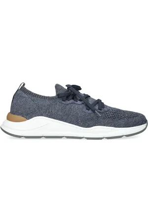 Brunello Cucinelli Cotton Knitted Sneakers