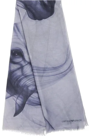 Emporio Armani Horse Print Scarf