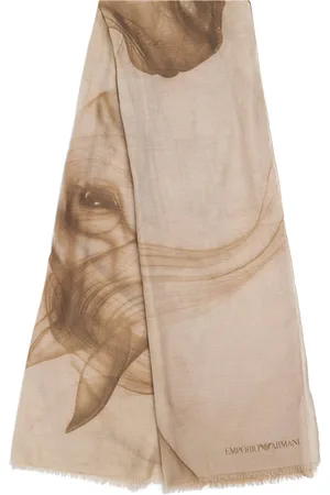 Emporio Armani Horse Print Scarf