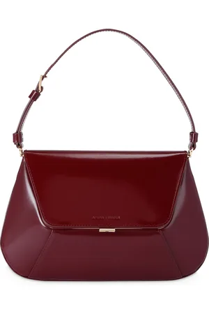 Amina Muaddi Leather Ami Shoulder Bag