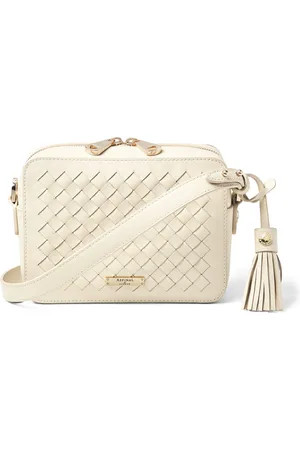 ASPINAL OF LONDON Leather Slot Weave Camera Bag