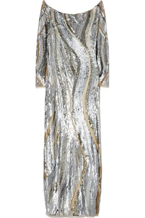 Persona by Marina Rinaldi X Zuhair Murad Tulle Embroidered Maxi Dress