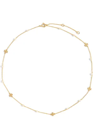 Tory Burch Kira Pearl Chain Necklace