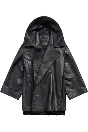 Balenciaga Leather Oversized Jacket