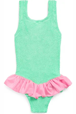 Hunza G Ruffle-Trim Denise Swimsuit