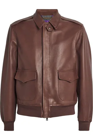 Ralph Lauren Leather Bomber Jacket