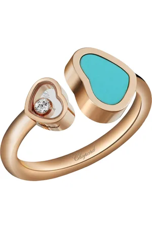Chopard And Diamond Happy Hearts Ring