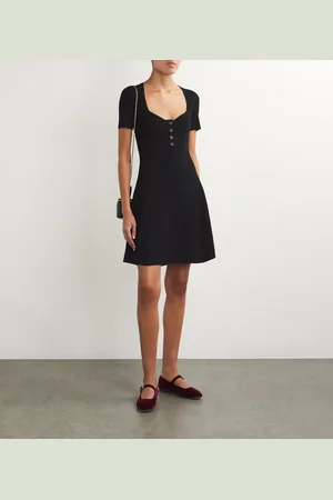 Maje Rib-Knit Mini Dress