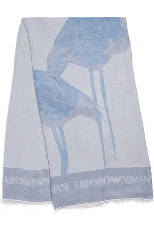Emporio Armani Flamingo Jacquard Scarf