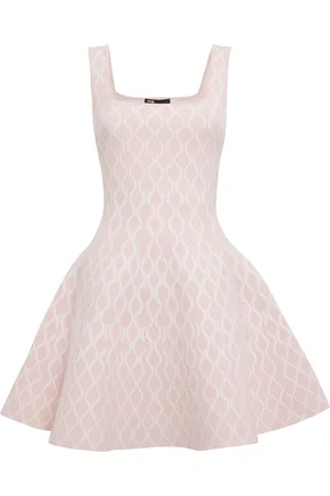 Maje Jacquard-Knit Mini Dress