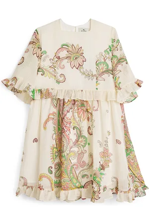 Etro Cotton-Silk Paisley Print Dress
