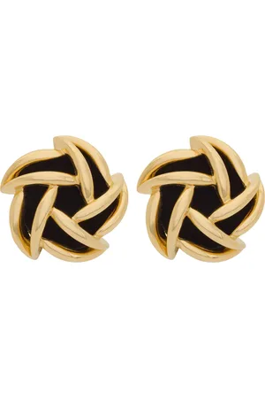 Saint Laurent Gold-Tone Clip-On Earrings