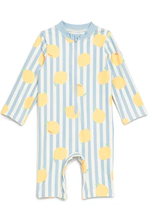 Mori Lemon Print Frilled Swimsuit