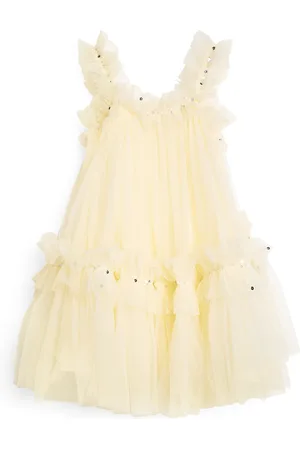 Tutu Du Monde Tulle Embellished Petite Four Dress