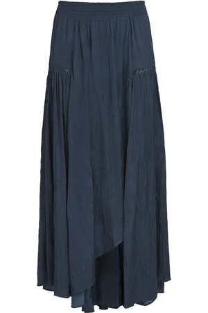 Maje Asymmetric Midi Skirt