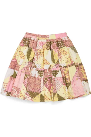 Etro Cotton Patchwork Print Skirt