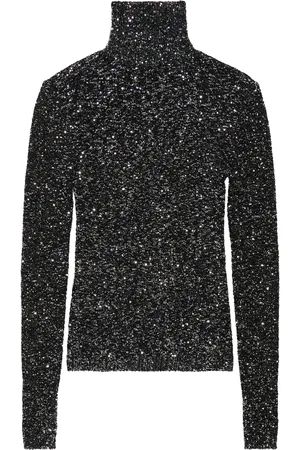 Balenciaga Sequin Rollneck Top