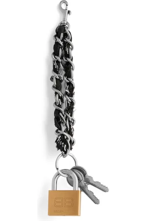 Balenciaga Shoelace Padlock Keyring