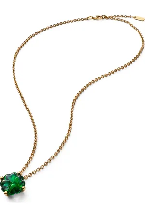 Baccarat Gold Vermeil and Crystal Trèfle Choker