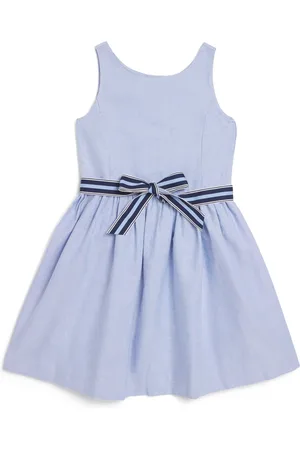Ralph Lauren Bow-Trim Marcela Day Dress