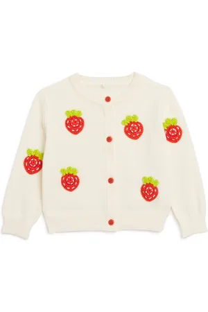 Stella McCartney Embroidered Strawberry Cardigan