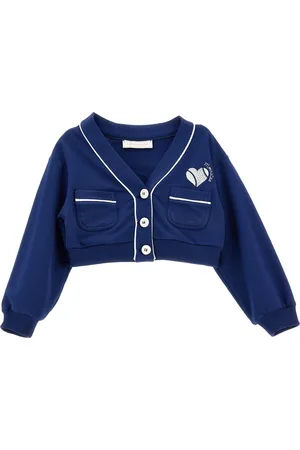MONNALISA Heart-Detail Cardigan