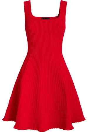 Maje Rib-Knit Mini Dress