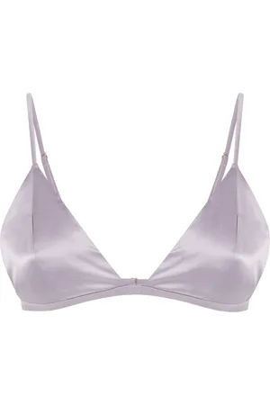 Kiki de Montparnasse Silk-Blend Satin Tous Les Jours Bra