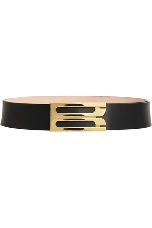 Victoria Beckham Jumbo Leather Frame Belt