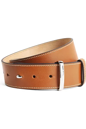 Max Mara Calfskin Twin-Buckle Belt